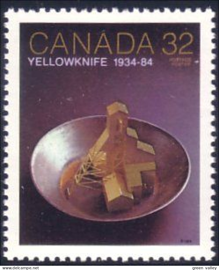 Canada Mine D'or Yellowknife Gold Mine MNH ** Neuf SC (C10-09b) - Minerali