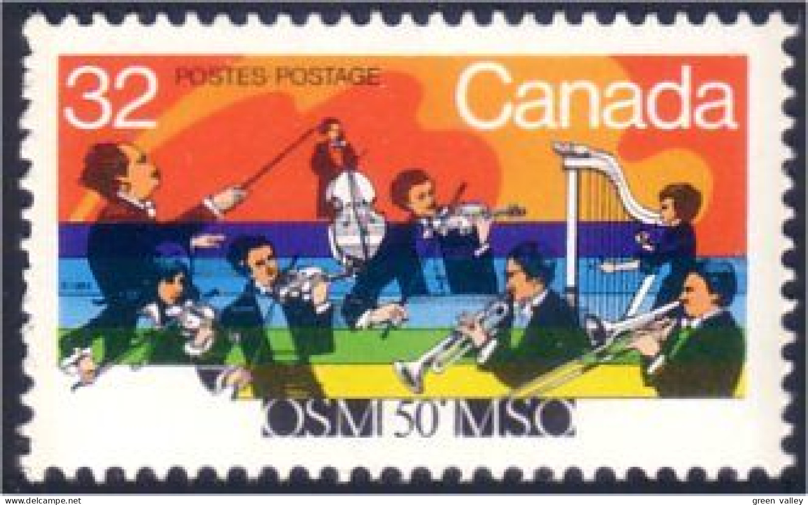 Canada Orchestre Symphonique Montreal MNH ** Neuf SC (C10-10a) - Ongebruikt