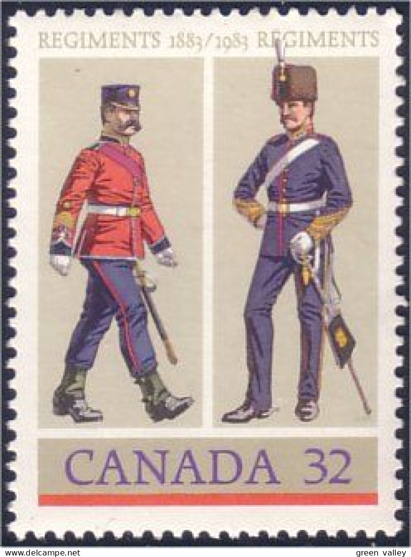 Canada Costumes Militaires Army Regiments MNH ** Neuf SC (C10-07c) - Militaria
