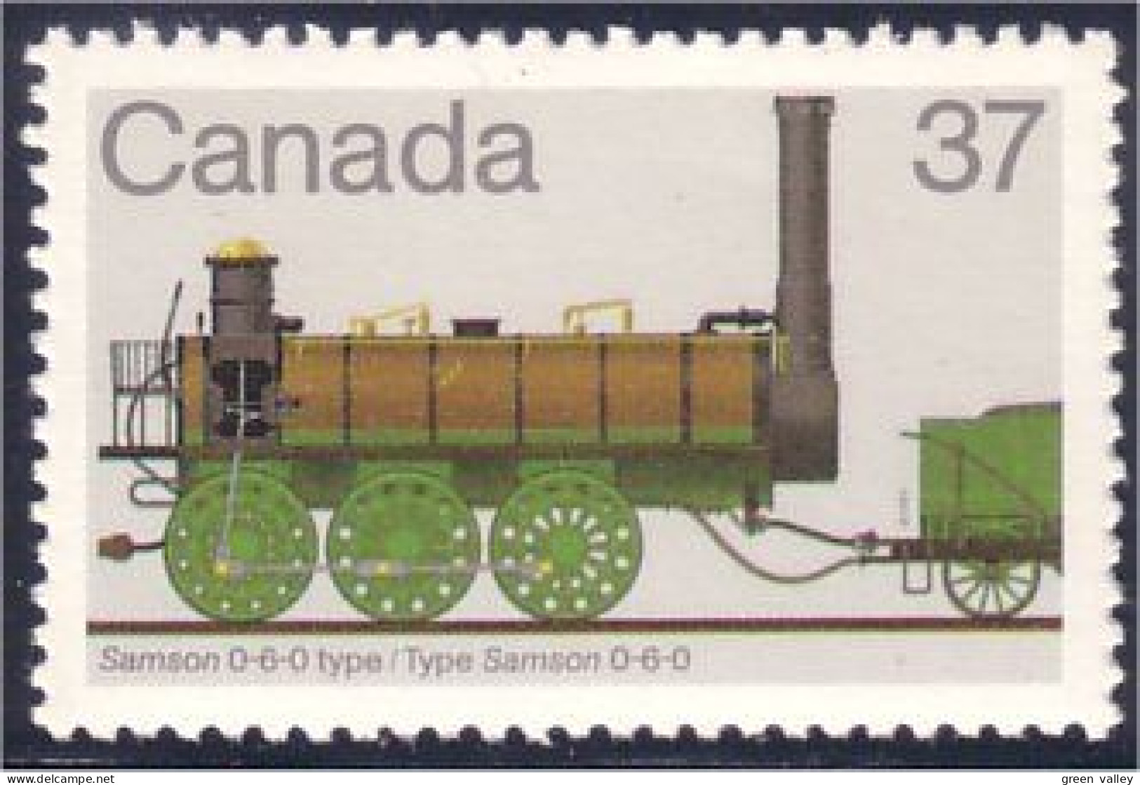 Canada Locomotive Train Railway Zug Samson 0-6-0 MNH ** Neuf SC (C10-01b) - Treinen