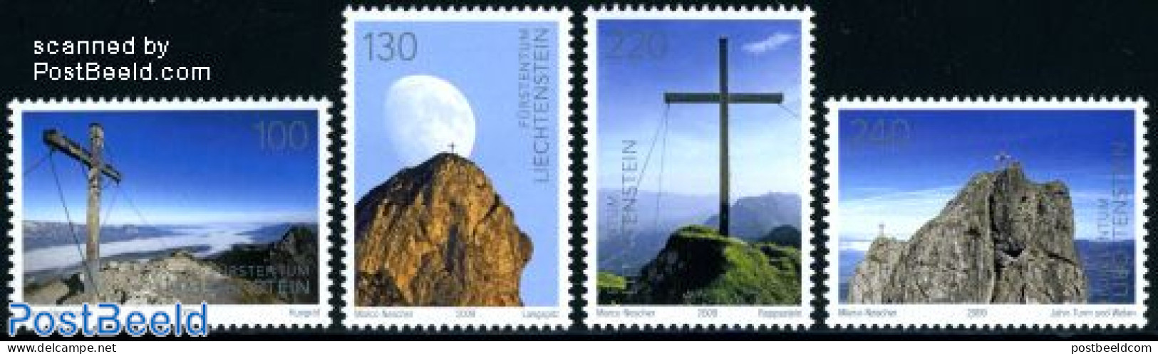 Liechtenstein 2009 100 Years Alpine Association 4v, Mint NH, Sport - Mountains & Mountain Climbing - Unused Stamps