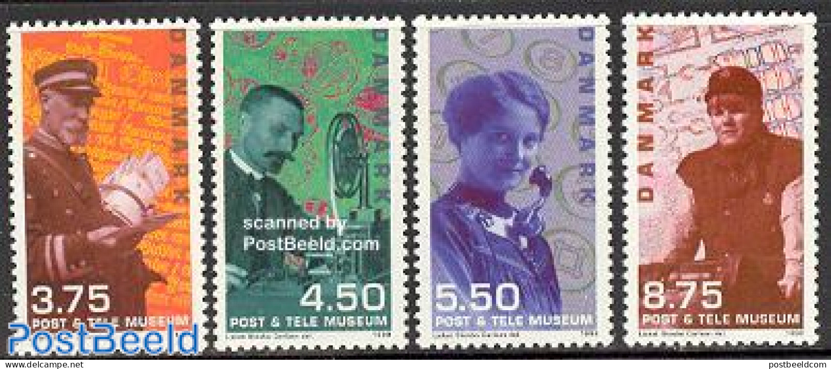 Denmark 1998 New Postal Museum 4v, Mint NH, Science - Telecommunication - Post - Art - Museums - Nuovi