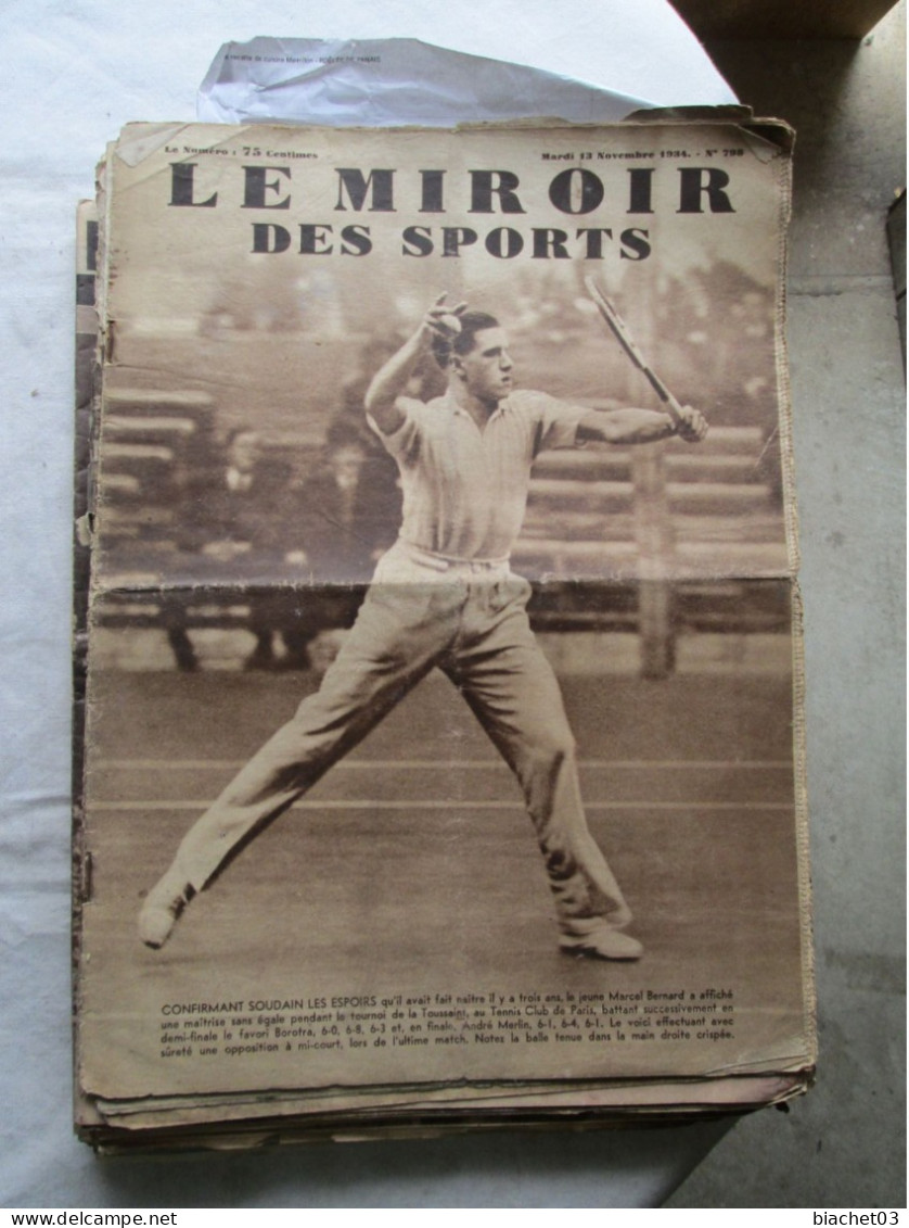LE MIROIR DES SPORTS  N°798  1934 - Deportes