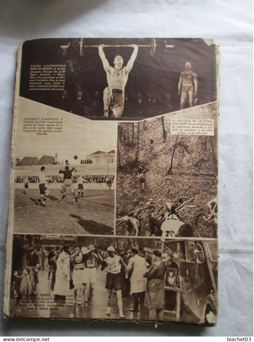 LE MIROIR DES SPORTS  N°798  1934 - Sport