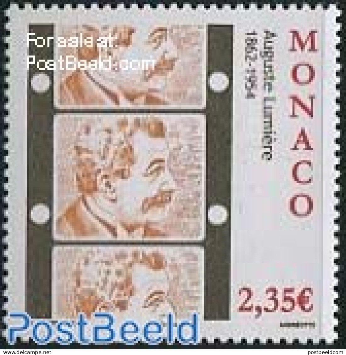 Monaco 2012 Alfred Lumiere 1v, Mint NH, Performance Art - Science - Film - Inventors - Nuevos