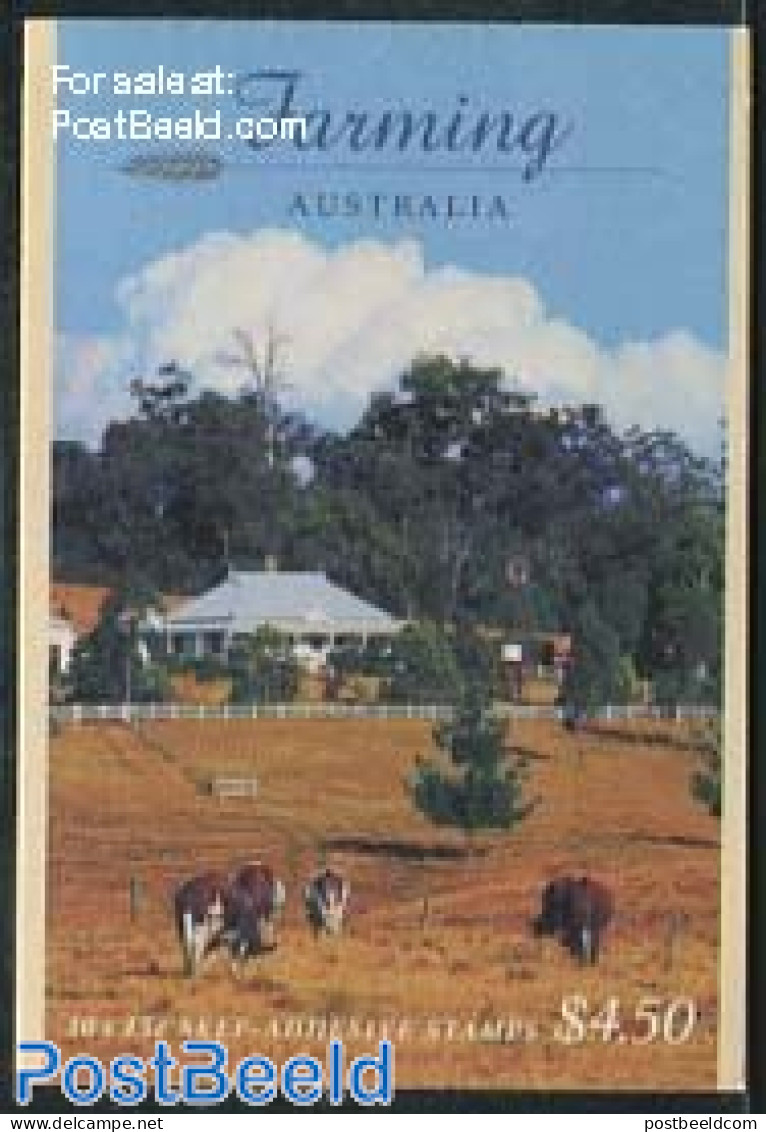 Australia 1998 Agriculture Booklet S-a, Mint NH, Nature - Transport - Various - Cattle - Stamp Booklets - Motorcycles .. - Nuevos