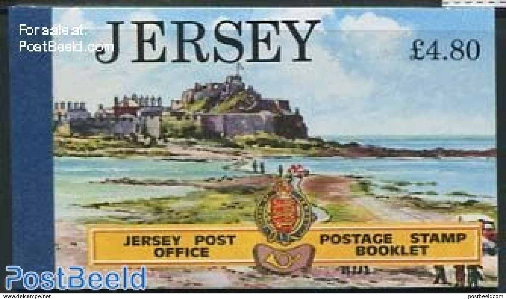 Jersey 1991 Definitives Booklet, Mint NH, Stamp Booklets - Art - Castles & Fortifications - Unclassified