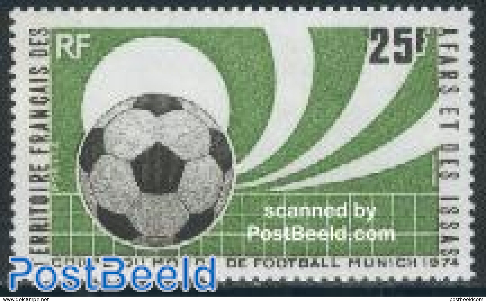 Afars And Issas 1974 Football Games Germany 1v, Mint NH, Sport - Football - Nuovi