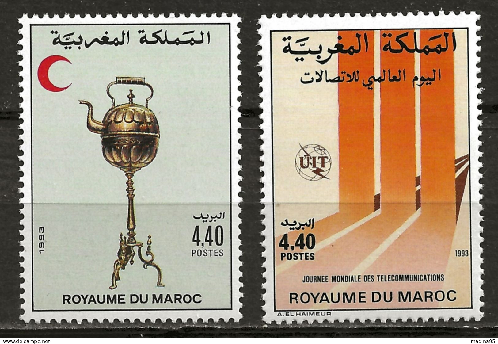 MAROC: **, N° YT 1141 Et 1142, TB - Morocco (1956-...)