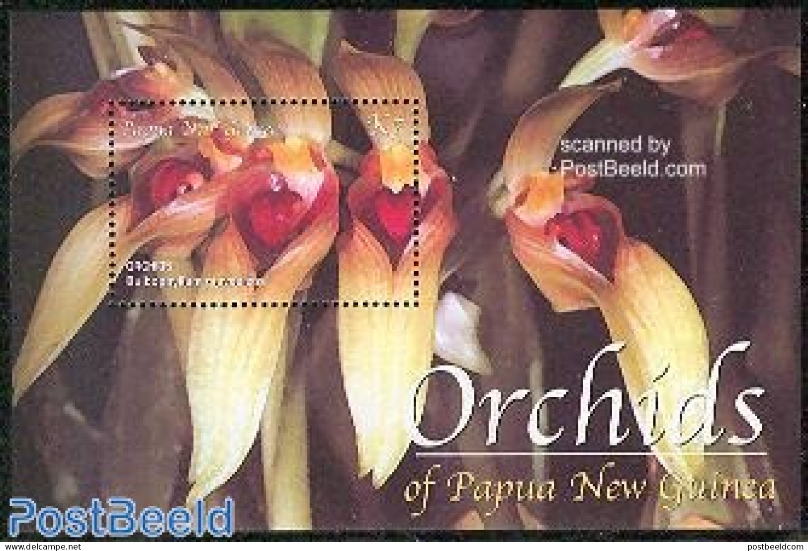 Papua New Guinea 2002 Orchids S/s, Mint NH, Nature - Flowers & Plants - Orchids - Papouasie-Nouvelle-Guinée