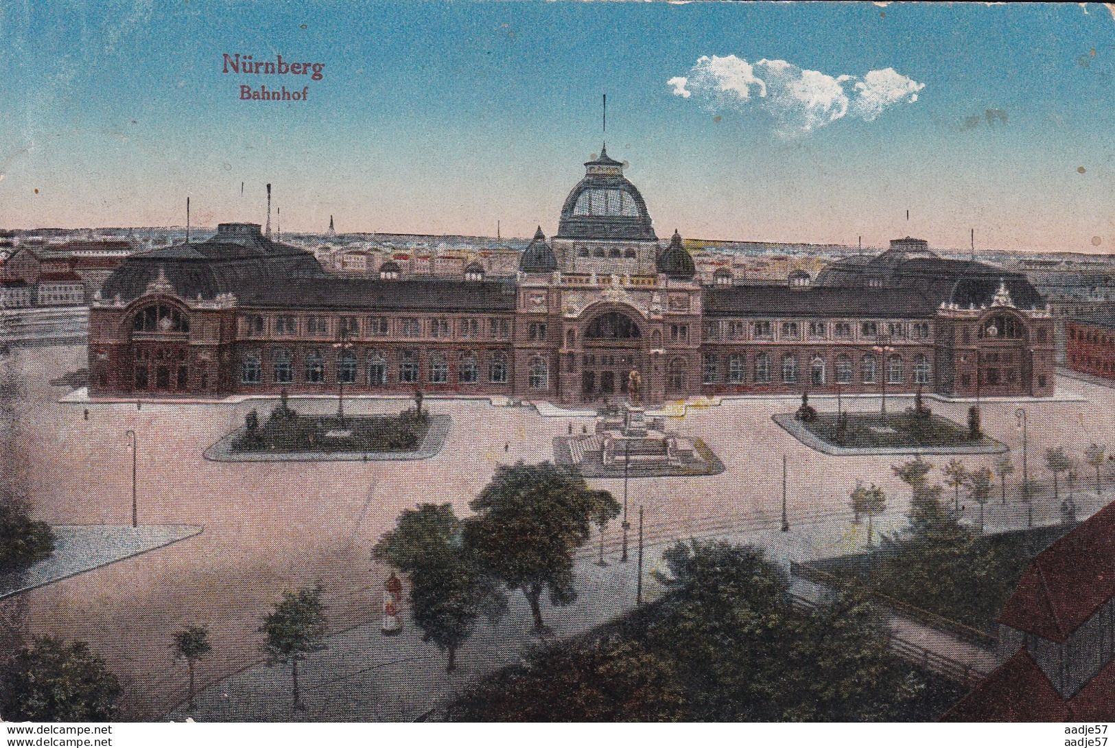 Nürnberg Hauptbahnhof Bahnhof 1923 - Bahnhöfe Ohne Züge