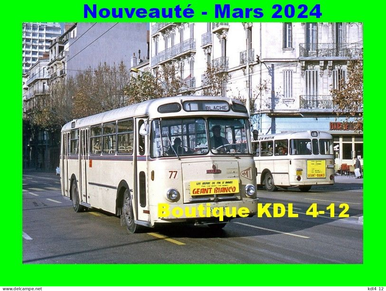 ACACF Car 70 - Autobus Berliet PLR 10 Place Gabriel Péri - TOULON - Var - Autobus & Pullman