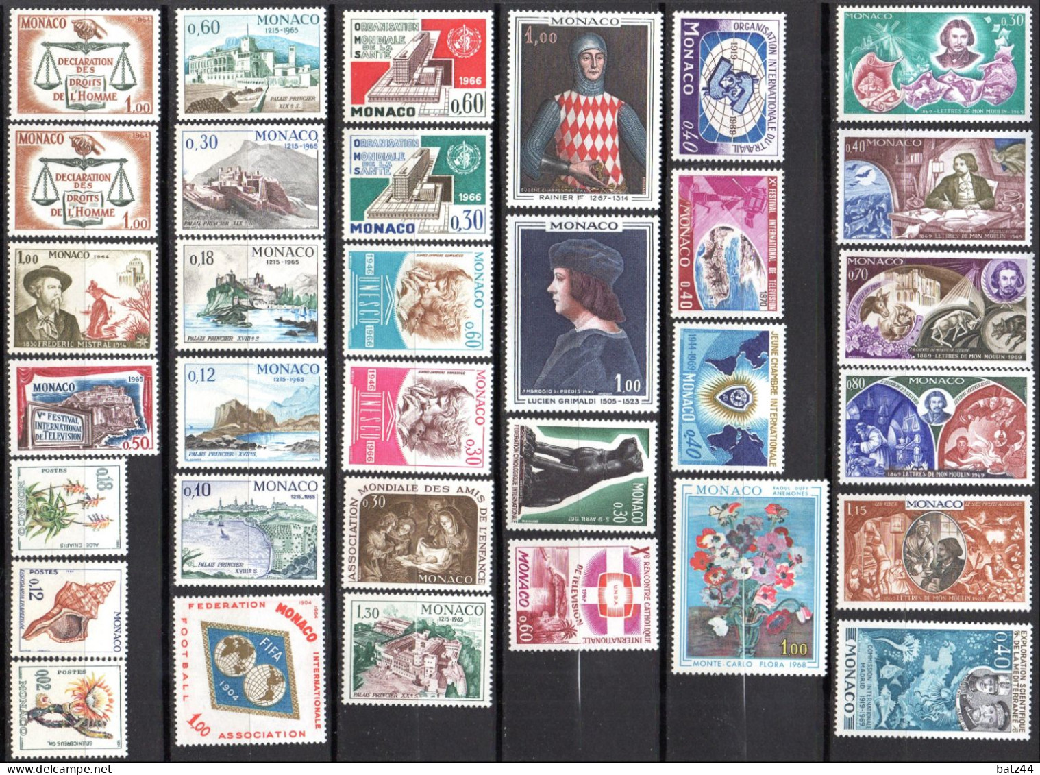 MONACO Petit Lot Timbres Tous Neuf / Mint ** - Nuevos