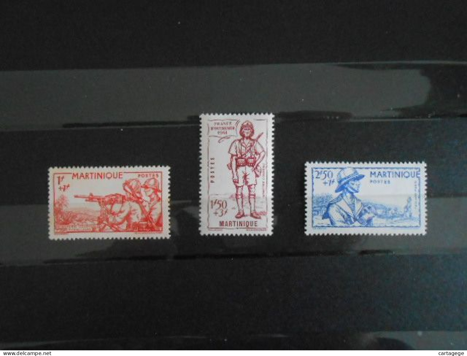 MARTINIQUE YT 186/188 DEFENSE DE L'EMPIRE* - Unused Stamps