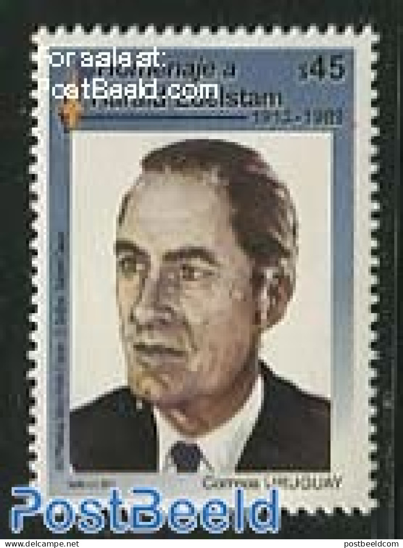 Uruguay 2013 Harald Edelstam 1v, Mint NH - Uruguay