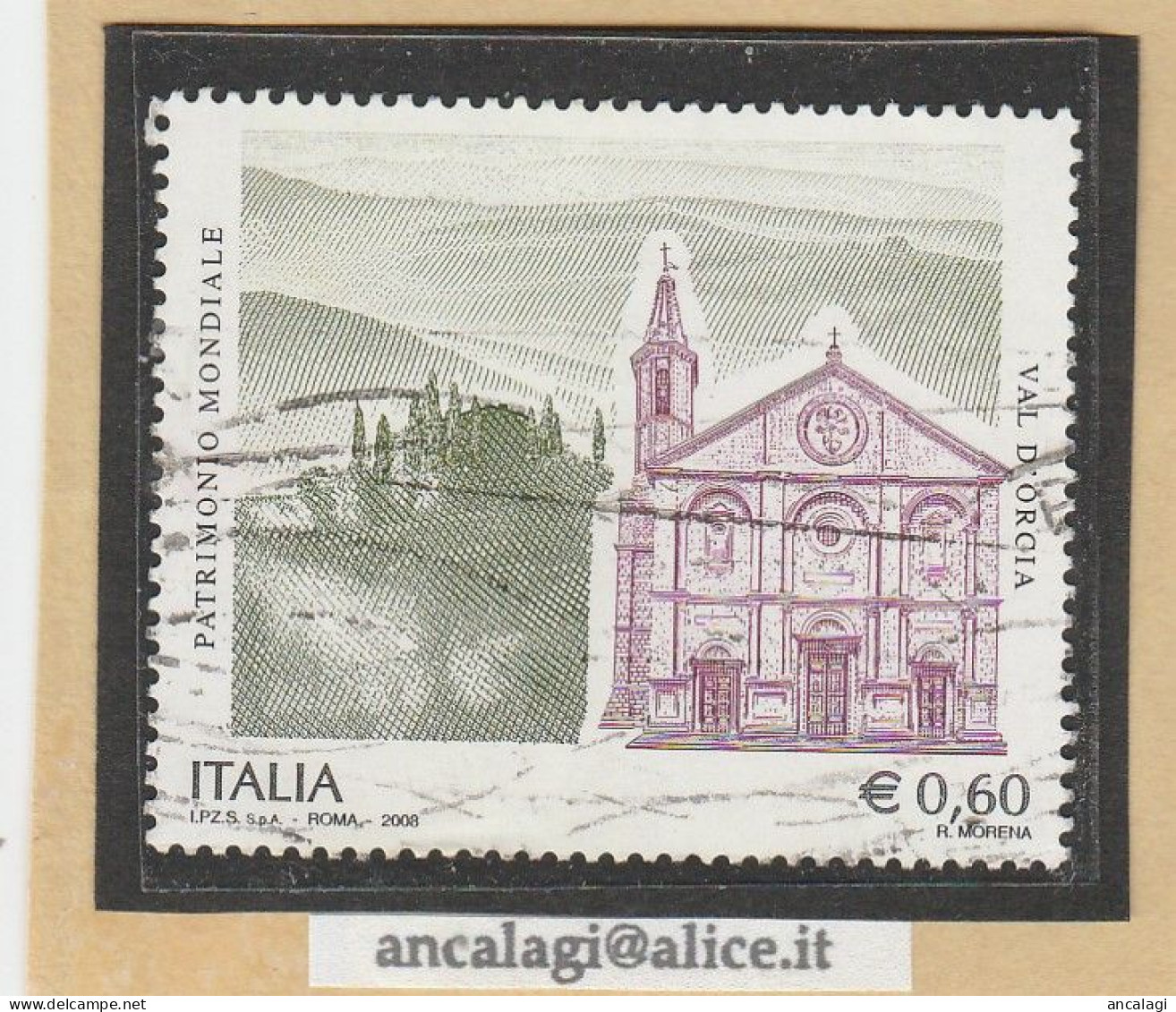 USATI ITALIA 2008 - Ref.1105 "VAL D'ORCIA" 1 Val.- - 2001-10: Used