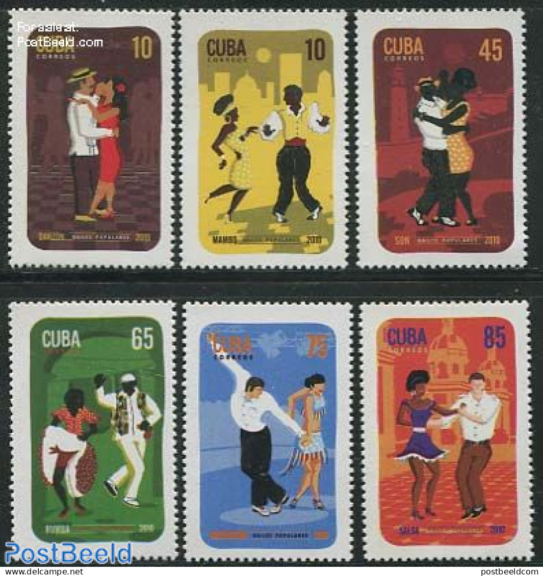 Cuba 2010 Dance 6v, Mint NH, Performance Art - Dance & Ballet - Nuovi