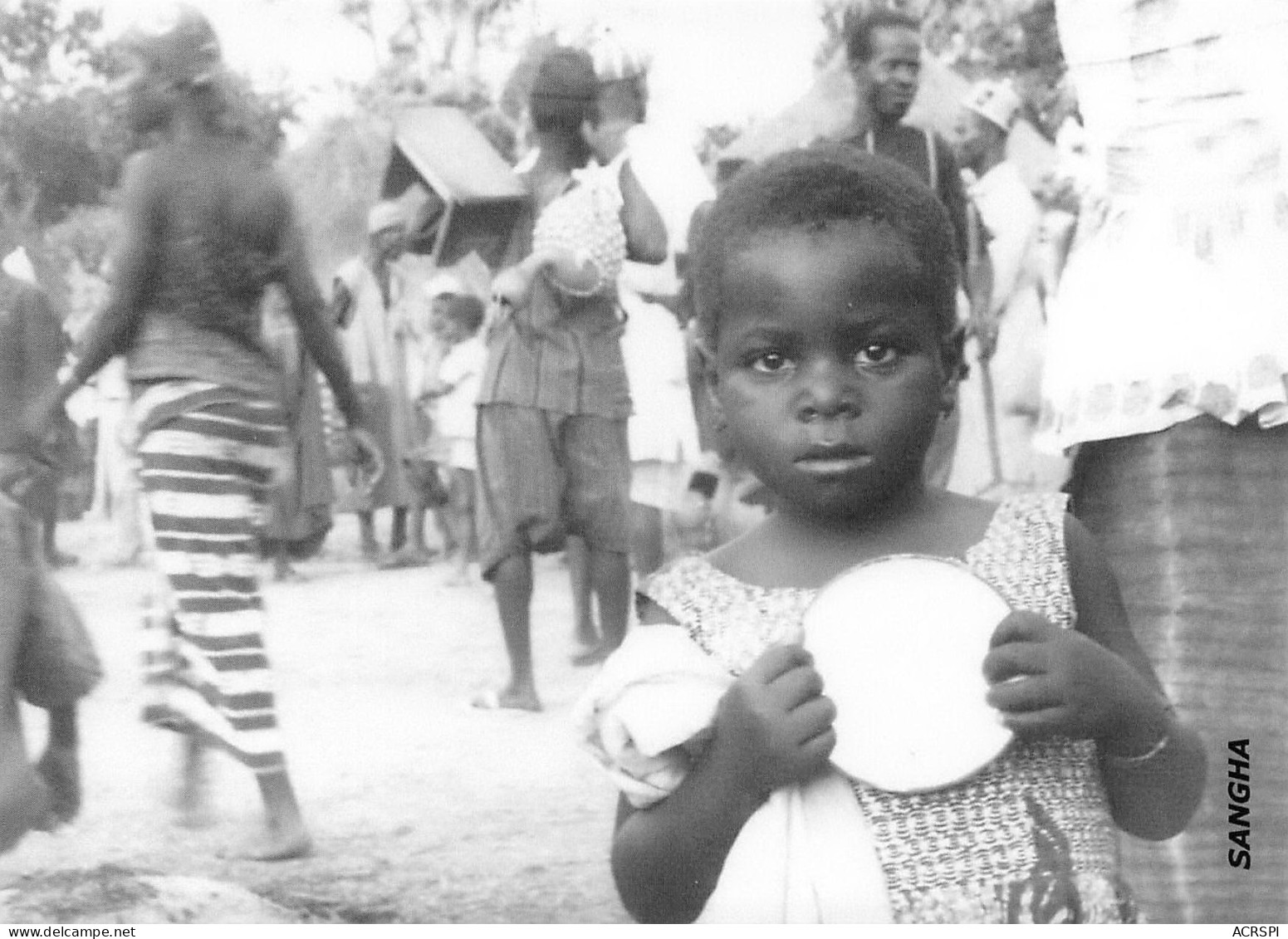 MALI  SANGHA   Village DOGON  Fillette  Fêtes Du 22 Septembre 1962 Ed Larmes De Fruits Sauvages Boite Bois 1 - Malí