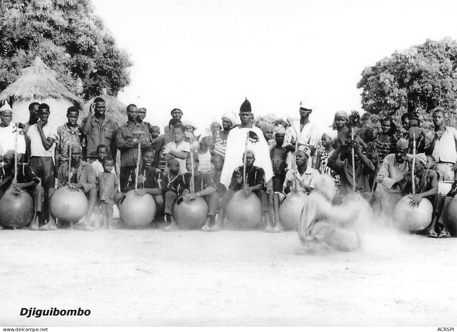 MALI  DJIGUIBOMBO Danses Village DOGON Du 22 Septembre 1961  Ed Larmes De Fruits Sauvages Boite Bois 1 - Malí