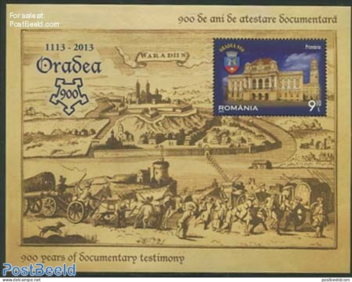 Romania 2013 Oradea S/s, Mint NH, Art - Architecture - Unused Stamps