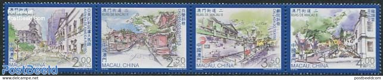 Macao 2013 Streets 4v [:::] Or [+], Mint NH, Various - Street Life - Neufs