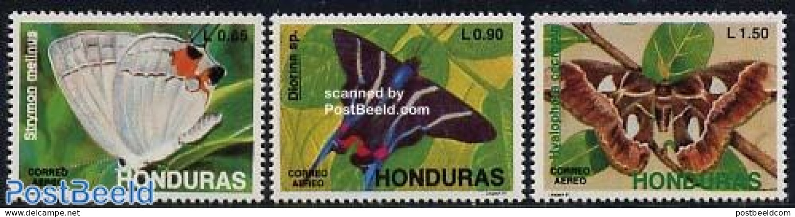 Honduras 1991 Butterflies 3v, Mint NH, Nature - Butterflies - Honduras