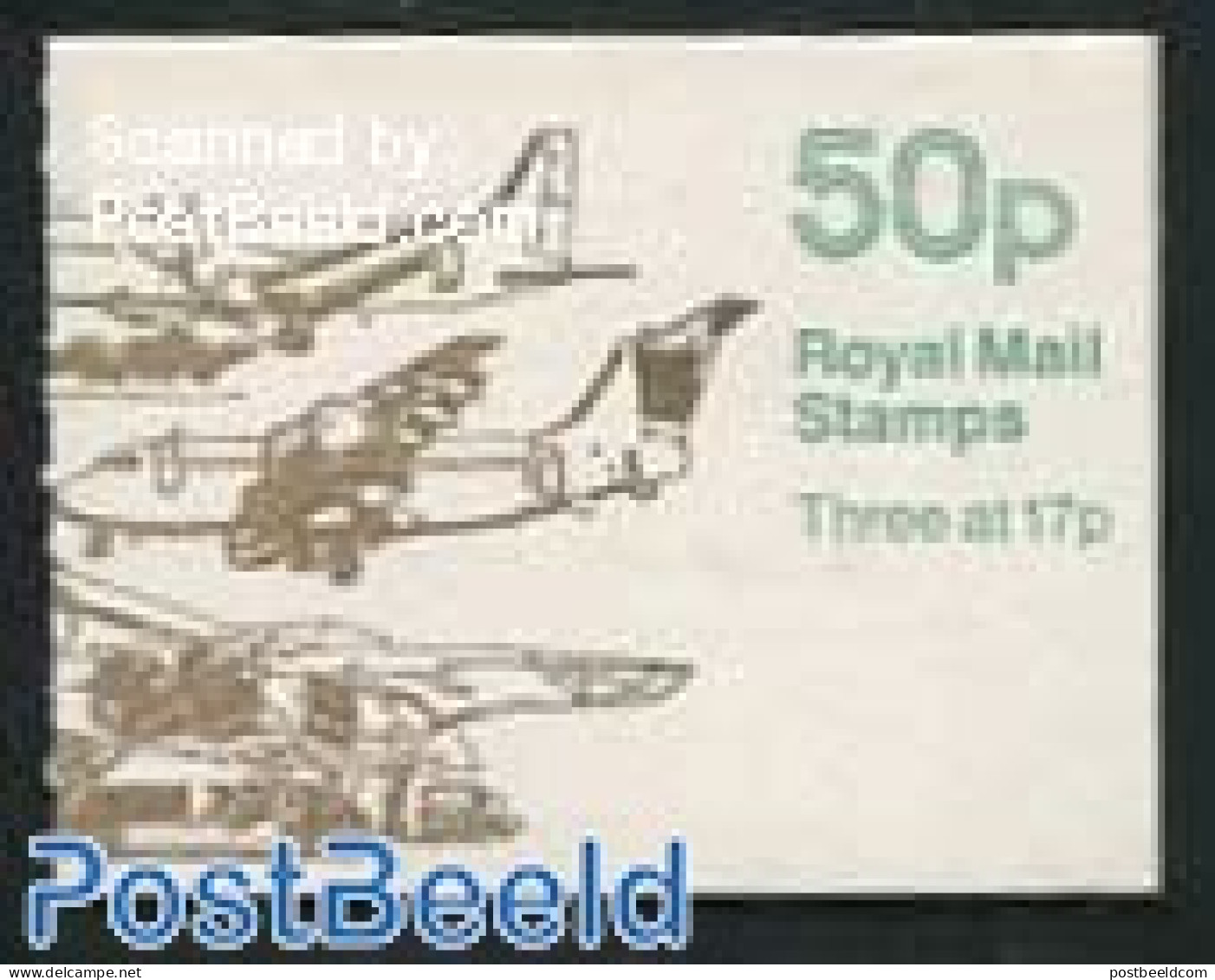 Great Britain 1990 Definitives Booklet, British Aerospace BAe ATP, Mint NH, Transport - Stamp Booklets - Aircraft & Av.. - Neufs