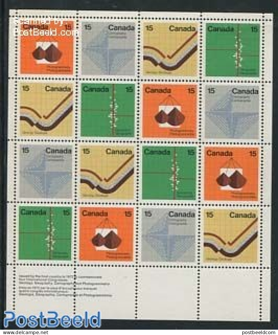 Canada 1972 International Congresses M/s With Fluor Bands, Mint NH - Nuevos