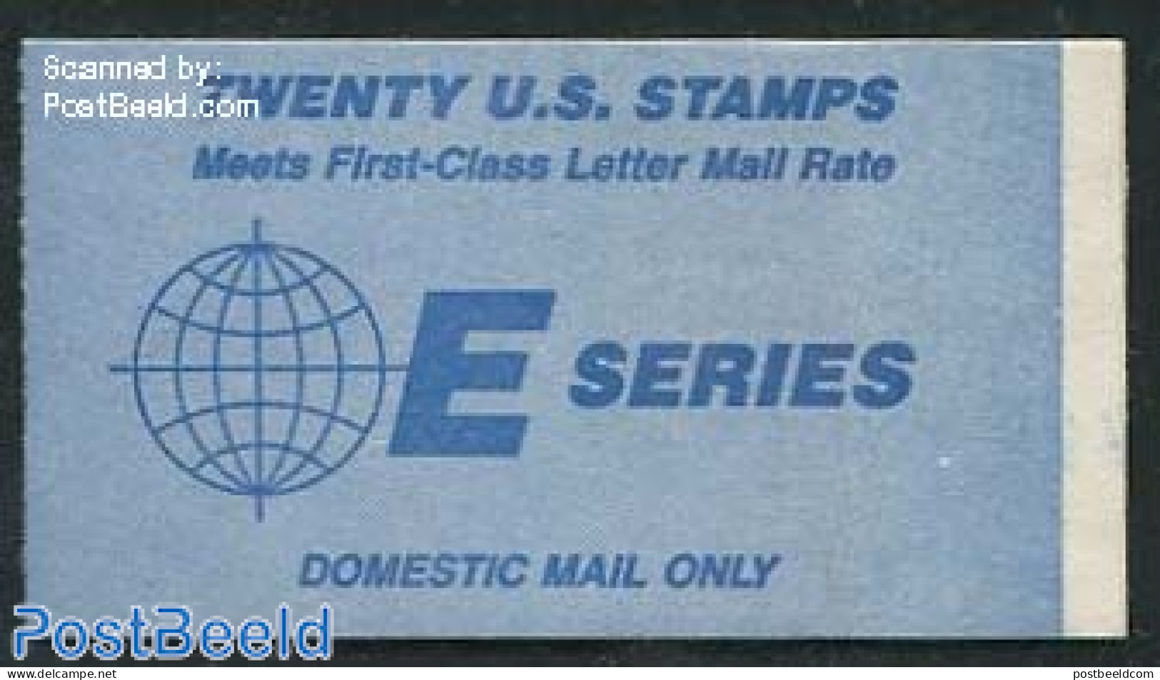 United States Of America 1988 Earth Booklet With 20 Stamps, Mint NH, Various - Stamp Booklets - Globes - Ongebruikt