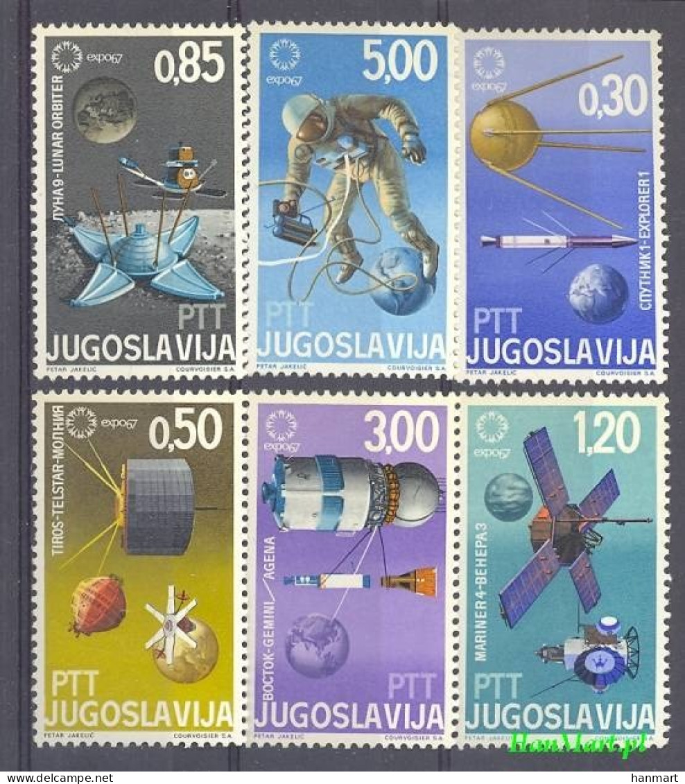 Yugoslavia 1967 Mi 1216-1221 MNH  (ZE2 YUG1216-1221) - Altri & Non Classificati