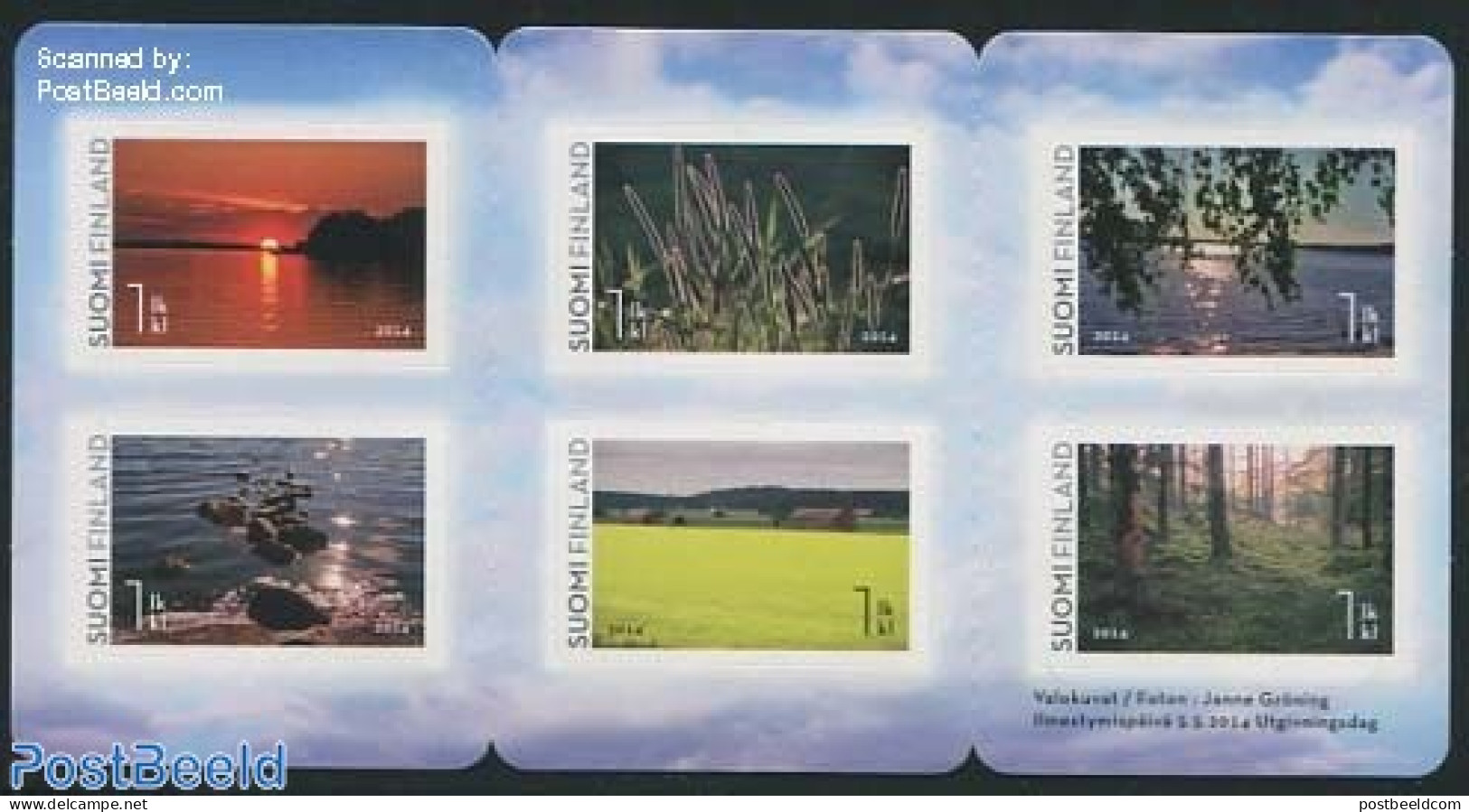 Finland 2014 Sweet Summer 6v S-a In Foil Booklet, Mint NH, Various - Stamp Booklets - Tourism - Ongebruikt