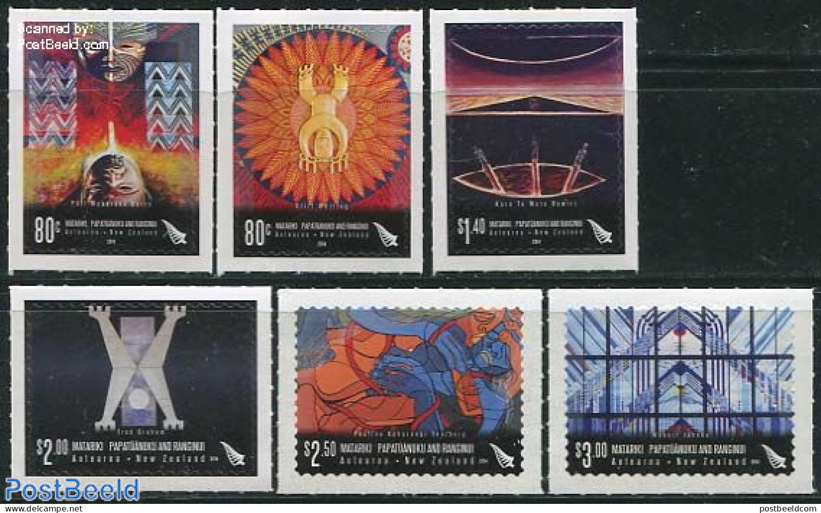 New Zealand 2014 Matariki 6v S-a, Mint NH, Art - Stained Glass And Windows - Unused Stamps