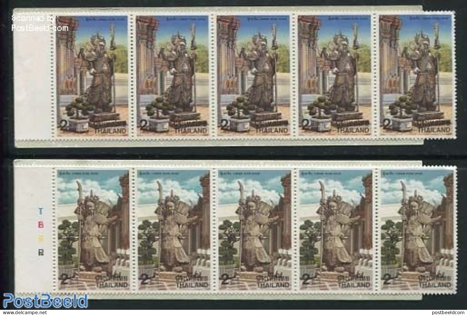 Thailand 1998 Statues 2 Booklets, Mint NH, Stamp Booklets - Art - Sculpture - Non Classés