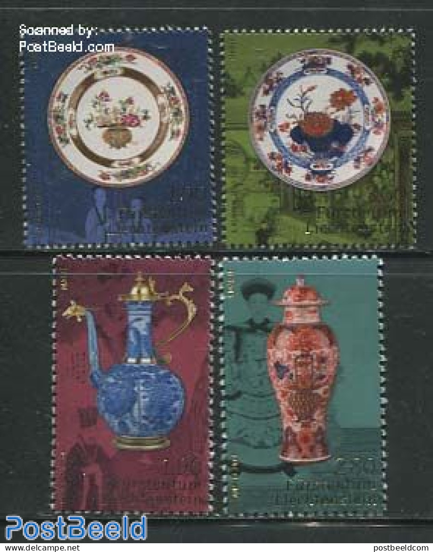 Liechtenstein 2014 Chinese Porcelain 4v, Mint NH, Art - Art & Antique Objects - Ceramics - Nuevos