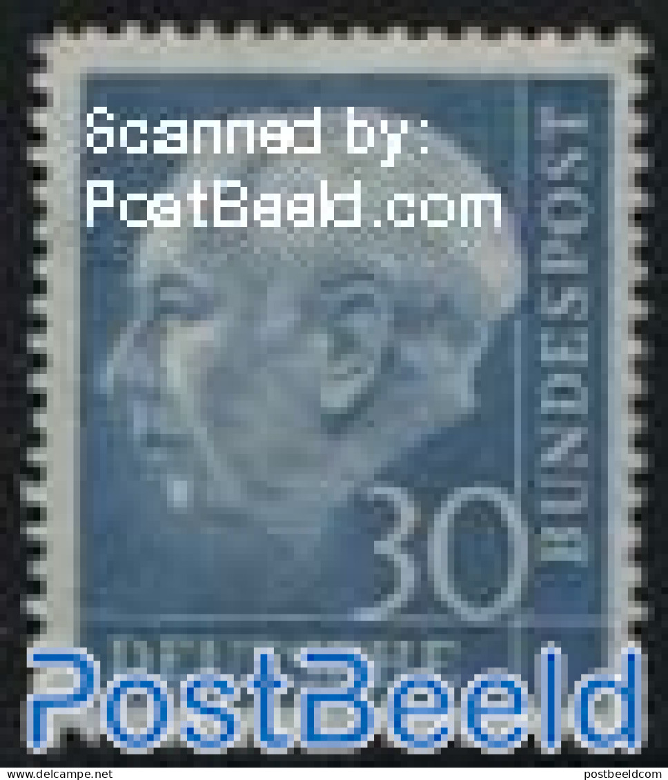 Germany, Federal Republic 1953 30pf, Stamp Out Of Set, Mint NH - Nuovi
