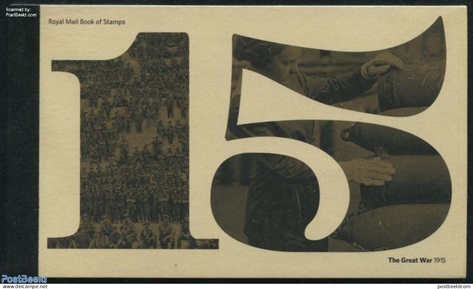 Great Britain 2015 The Great War 1915 Prestige Booklet, Mint NH, History - Nature - Sport - Militarism - Flowers & Pla.. - Nuevos