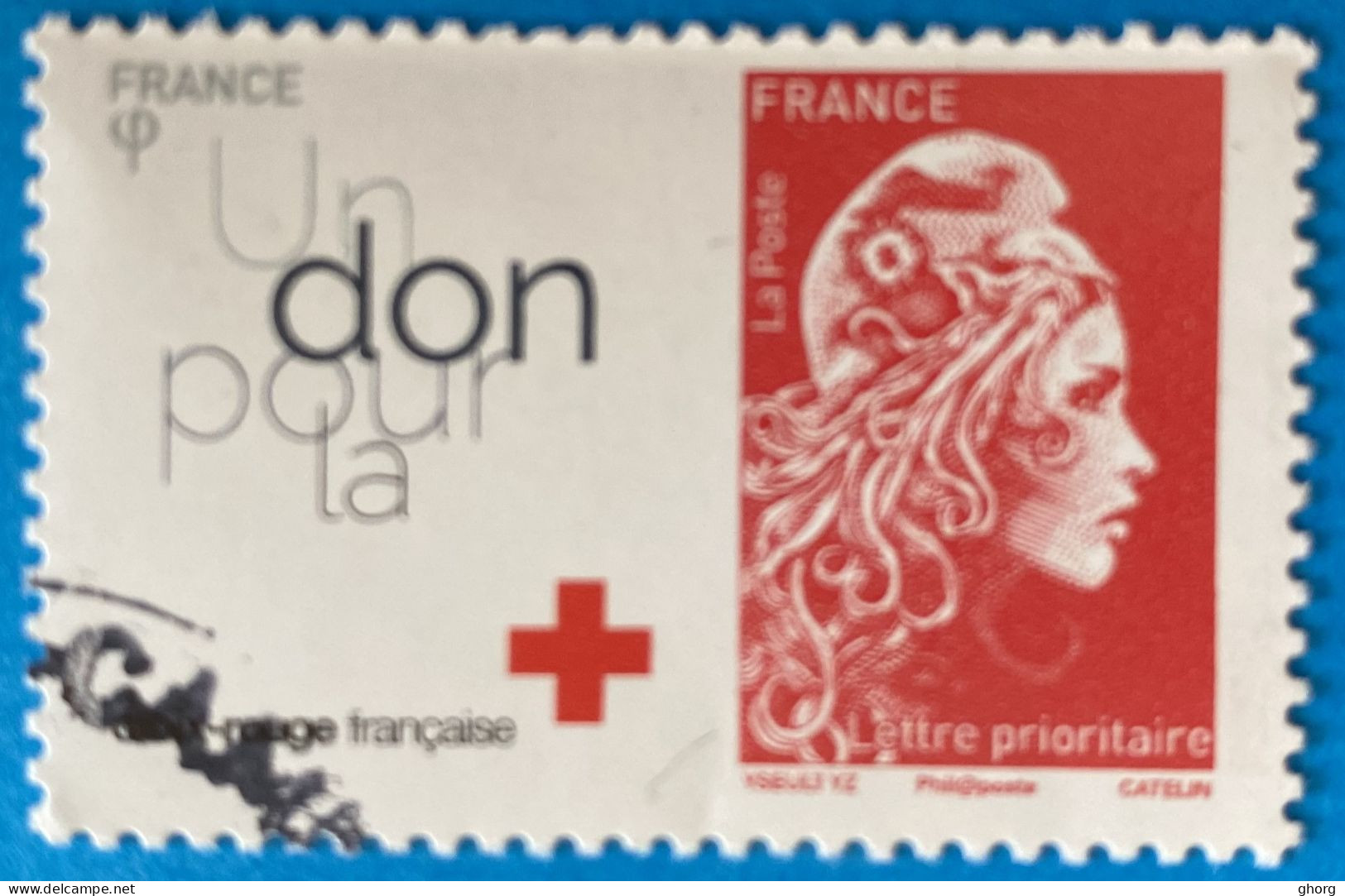 France 2018 : Croix-Rouge, Un Don Pour La Croix-Rouge Française N°5283A Oblitéré - Used Stamps