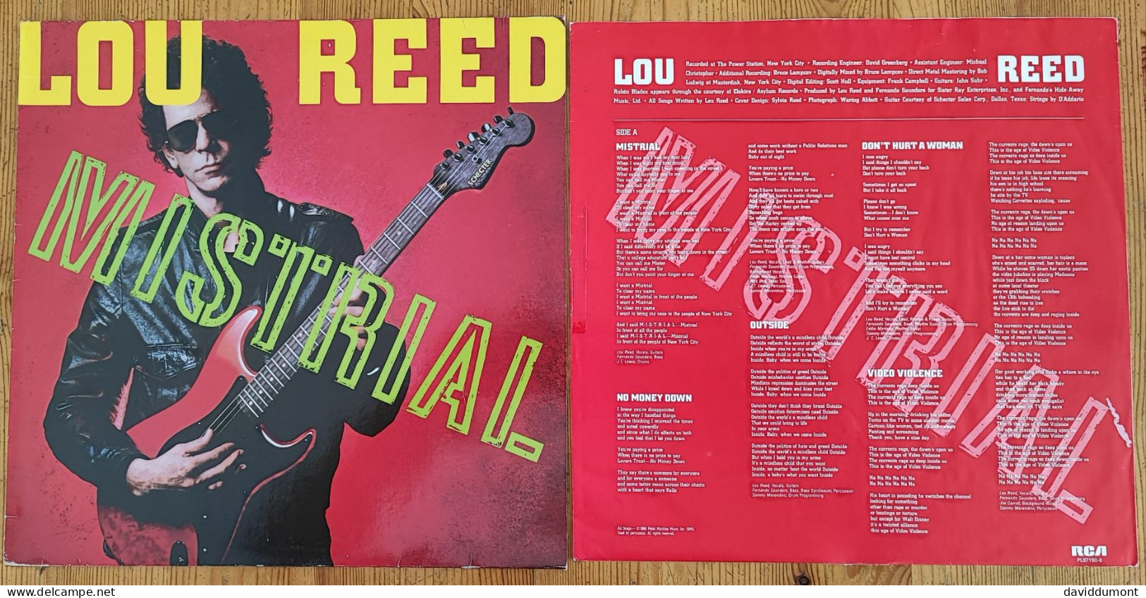 LOU REED - ALBUM LP 33 TOURS - Other & Unclassified