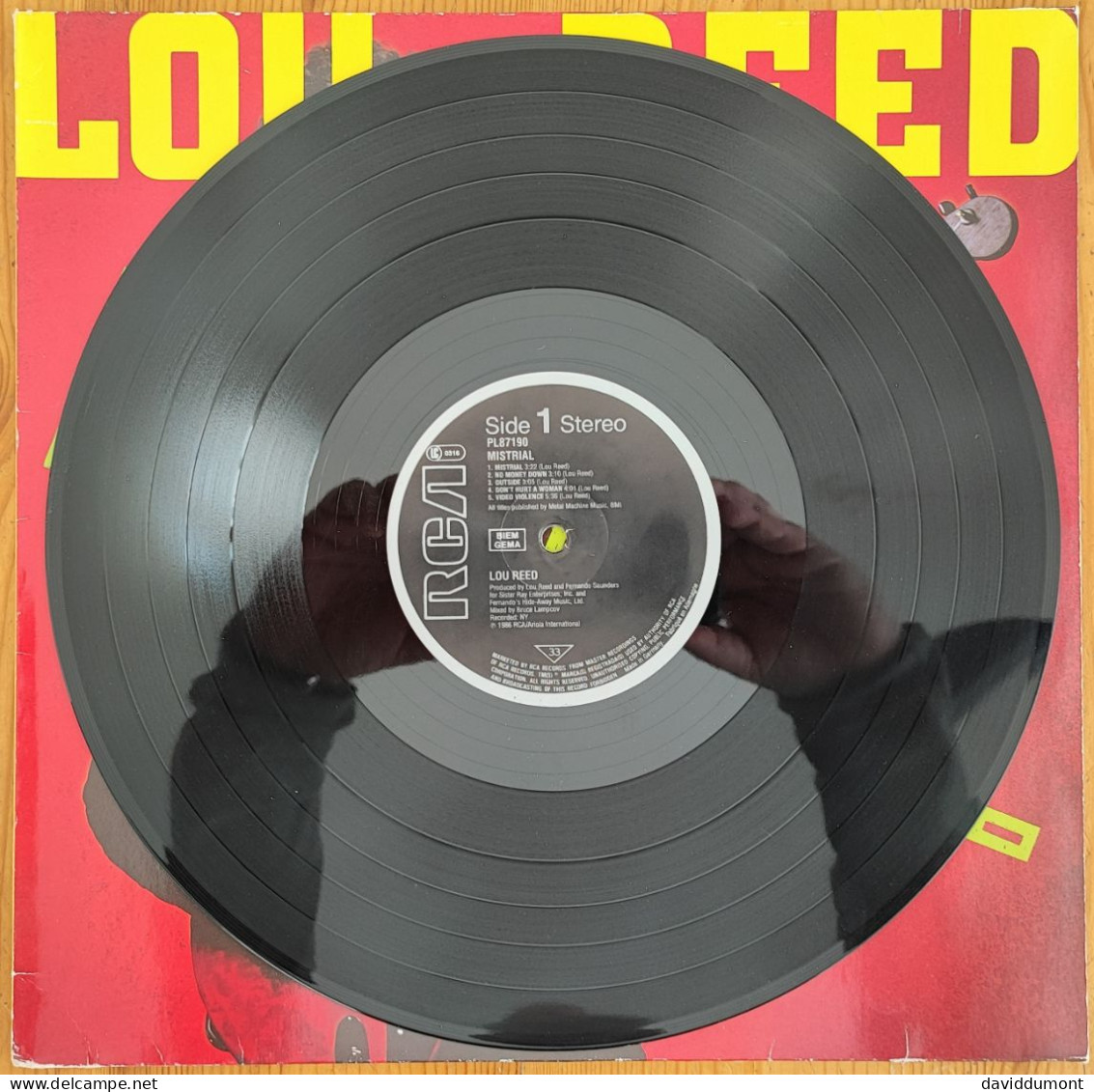 LOU REED - ALBUM LP 33 TOURS - Other & Unclassified