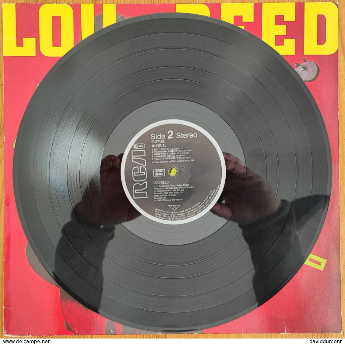 LOU REED - ALBUM LP 33 TOURS - Other & Unclassified