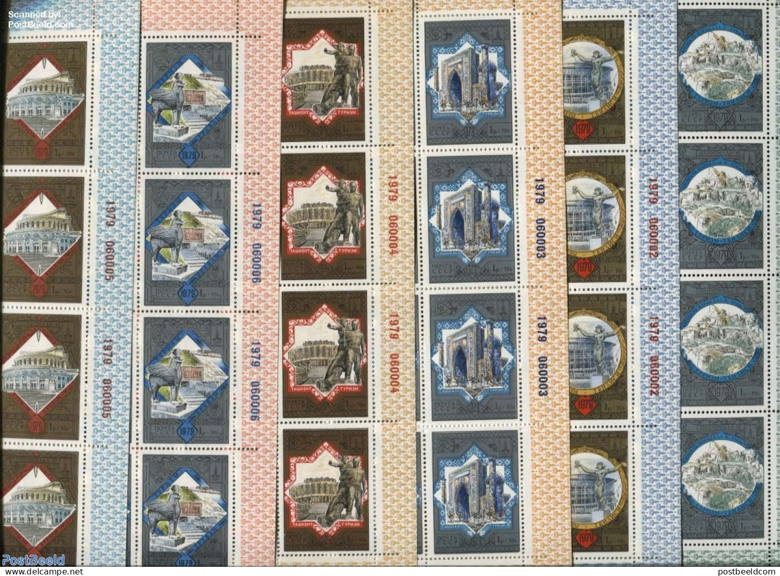 Russia, Soviet Union 1979 Olympic Games Moscow 1980 6 M/ss, Mint NH, History - Performance Art - Sport - Various - Coa.. - Unused Stamps
