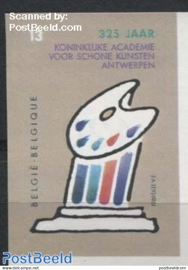 Belgium 1989 325 Years Art Academy 1v, Imperforated, Mint NH, Science - Education - Unused Stamps