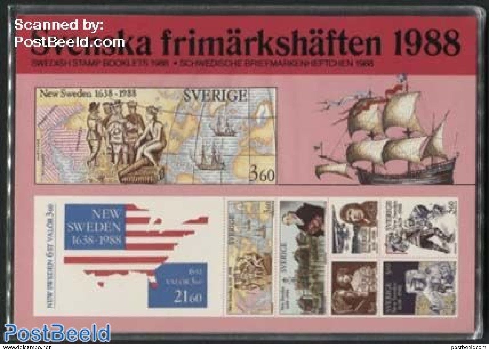 Sweden 1988 Official Booklet Yearset 1988, Mint NH, Various - Stamp Booklets - Yearsets (by Country) - Ongebruikt