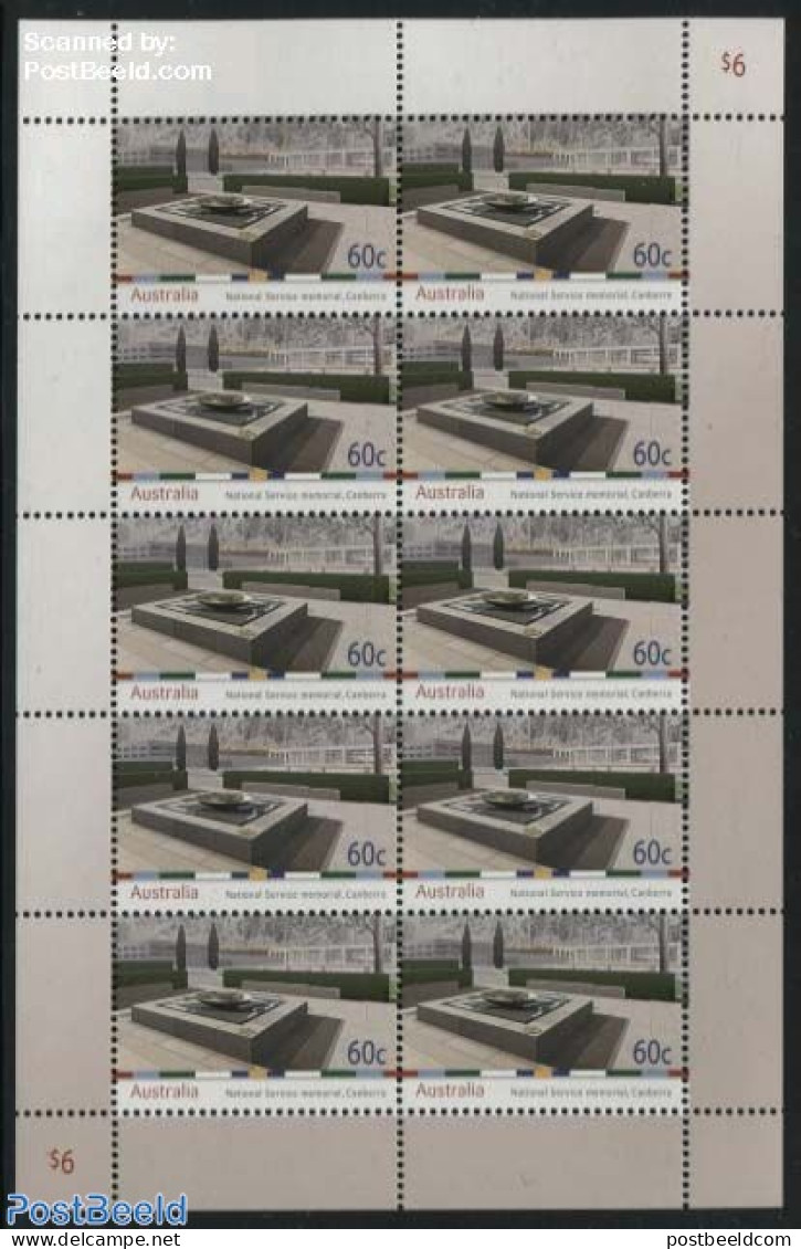 Australia 2010 National Monument Canberra M/s, Mint NH - Unused Stamps
