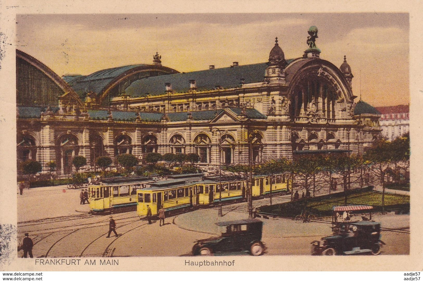 Frankfurt A. Main Hauptbahnhof Strassenbahn 1928 Tramway - Tram