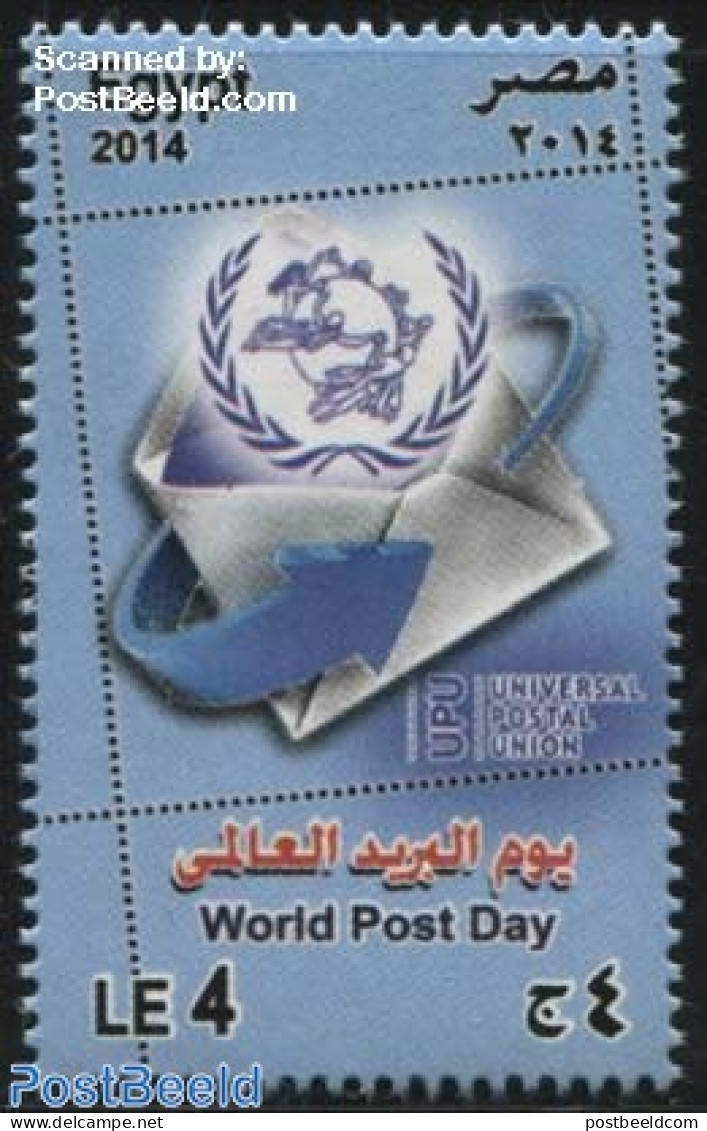 Egypt (Republic) 2014 World Post Day 1v, Mint NH, Post - U.P.U. - Ungebraucht