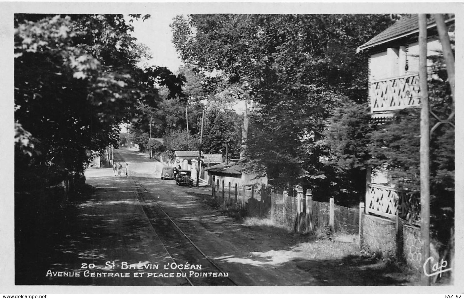 Saint-Brévin-l'Océan - Avenue Centrale Et Place Du Pointeau - Saint-Brevin-les-Pins