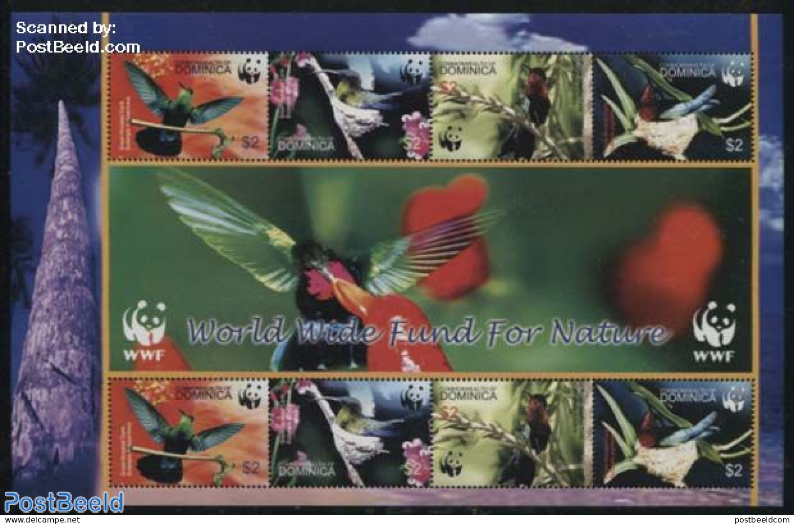 Dominica 2005 WWF M/s (with 2 Sets), Mint NH, Nature - Birds - World Wildlife Fund (WWF) - República Dominicana