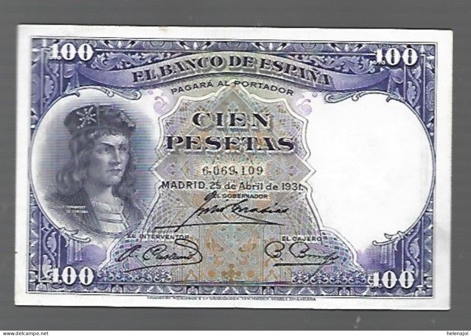 Gonzalo De Cordoba - 100 Pesetas