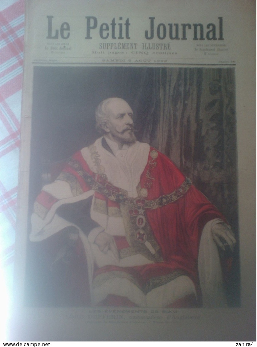 Petit Journal 141 Evènement Siam Lord Dufferin B Constant Salon 93 Paï-Pi-Bri Au Jardin D'acclimatation Partition Maquis - Riviste - Ante 1900